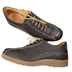 Sandro Brazil Amazonas Leather Comfort Classic Brown Lace Up Shoes Women’s 9.5 D